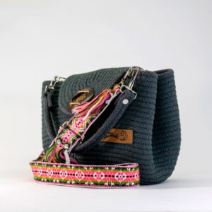 Carteras Luna Coco Raymi Gris Rosado